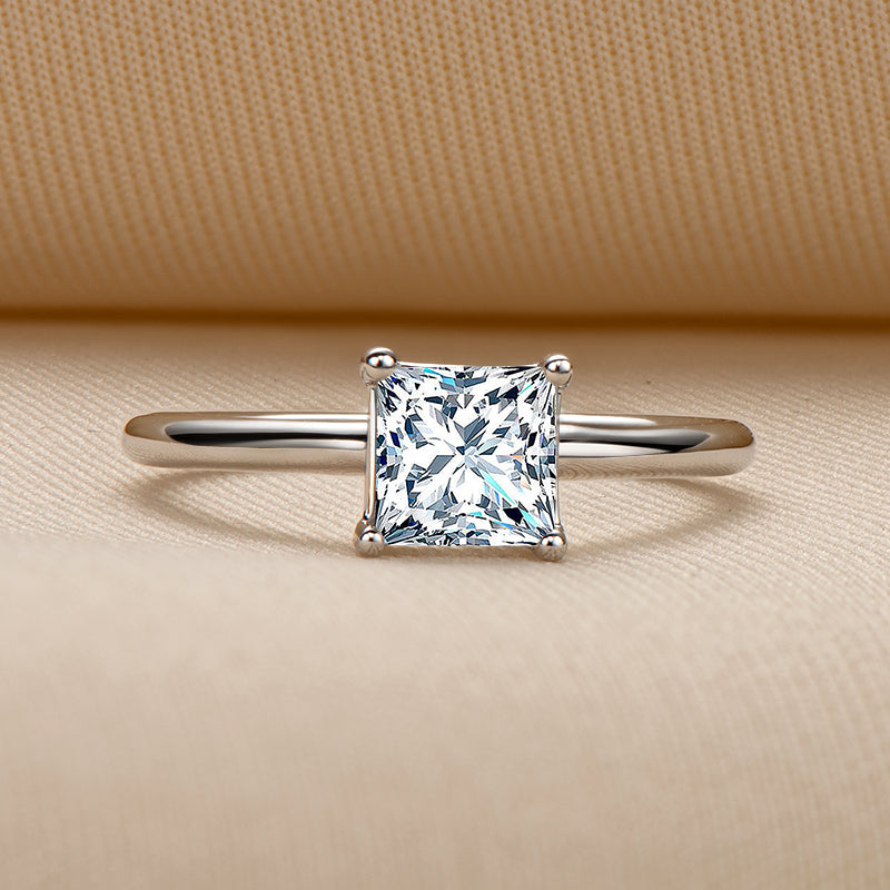 Polaris Princess Moissanite Ring - foto 5