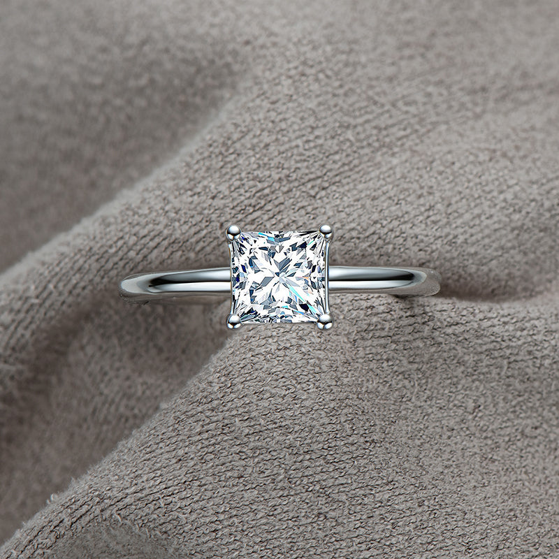 Polaris Princess Moissanite Ring - foto 4