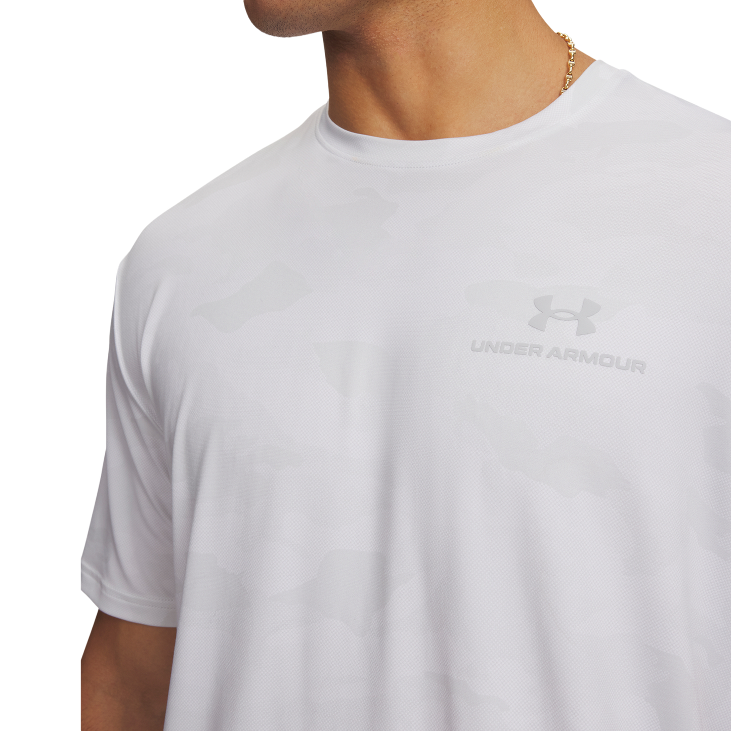 Under Armour Vanish Energy Printed SS - Men's - Gray/Gray/White