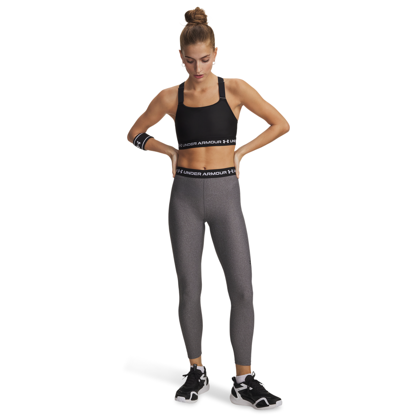 Under Armour HeatGear Legging - Women's - Orange/Black