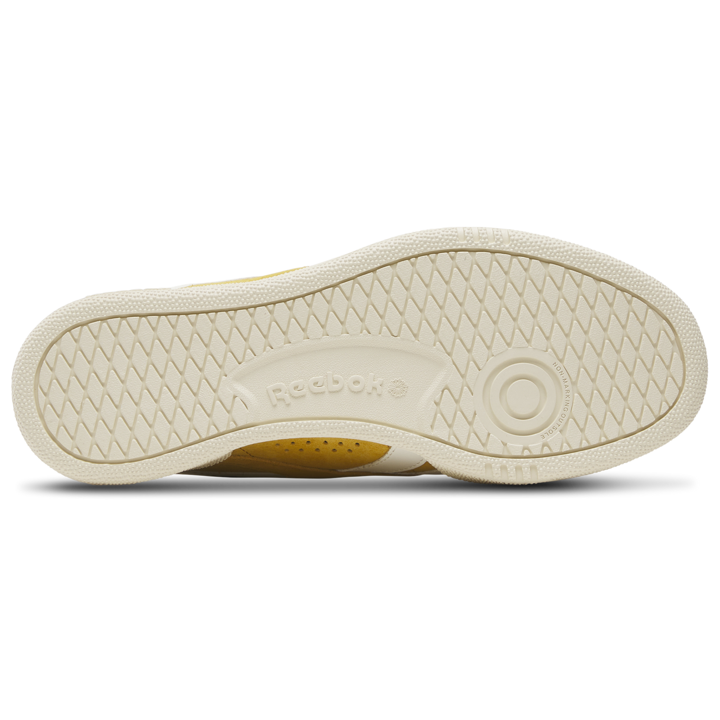 Reebok Club C Grounds Uk - Men's - Paper White/Grit Gold/Chalk