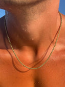 WHEAT CHAIN 3MM | 18K Gold
