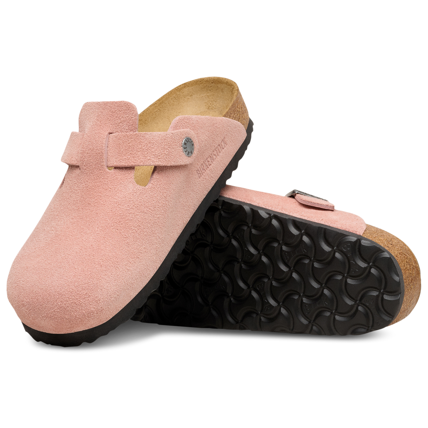 Birkenstock Boston - Women's - Brown/Pink