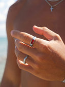 RED COMO RING | Silver