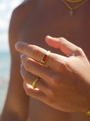 RED COMO RING | 18K Gold