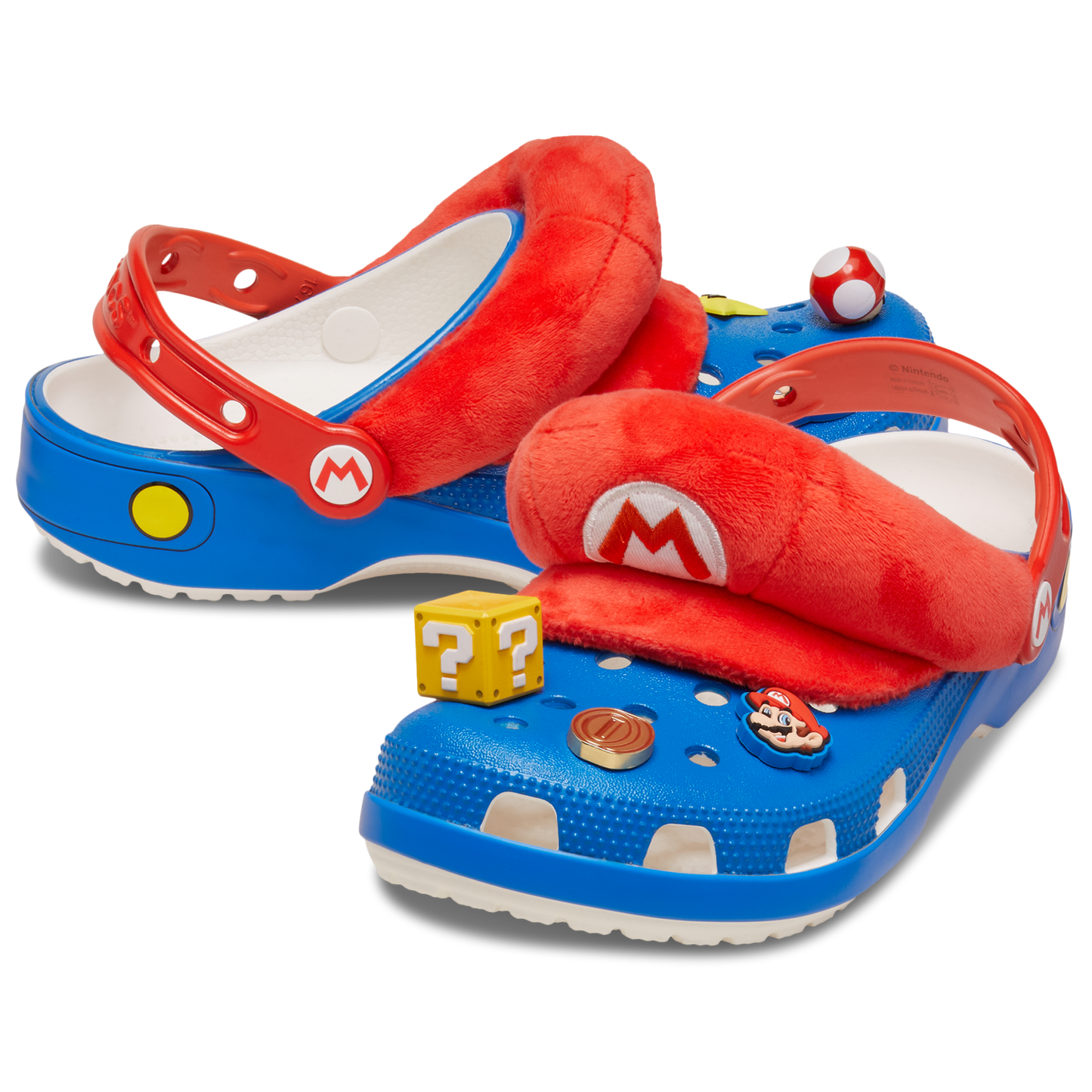 Crocs Mario Classic Clogs - Men's - Blue/Multi/Red