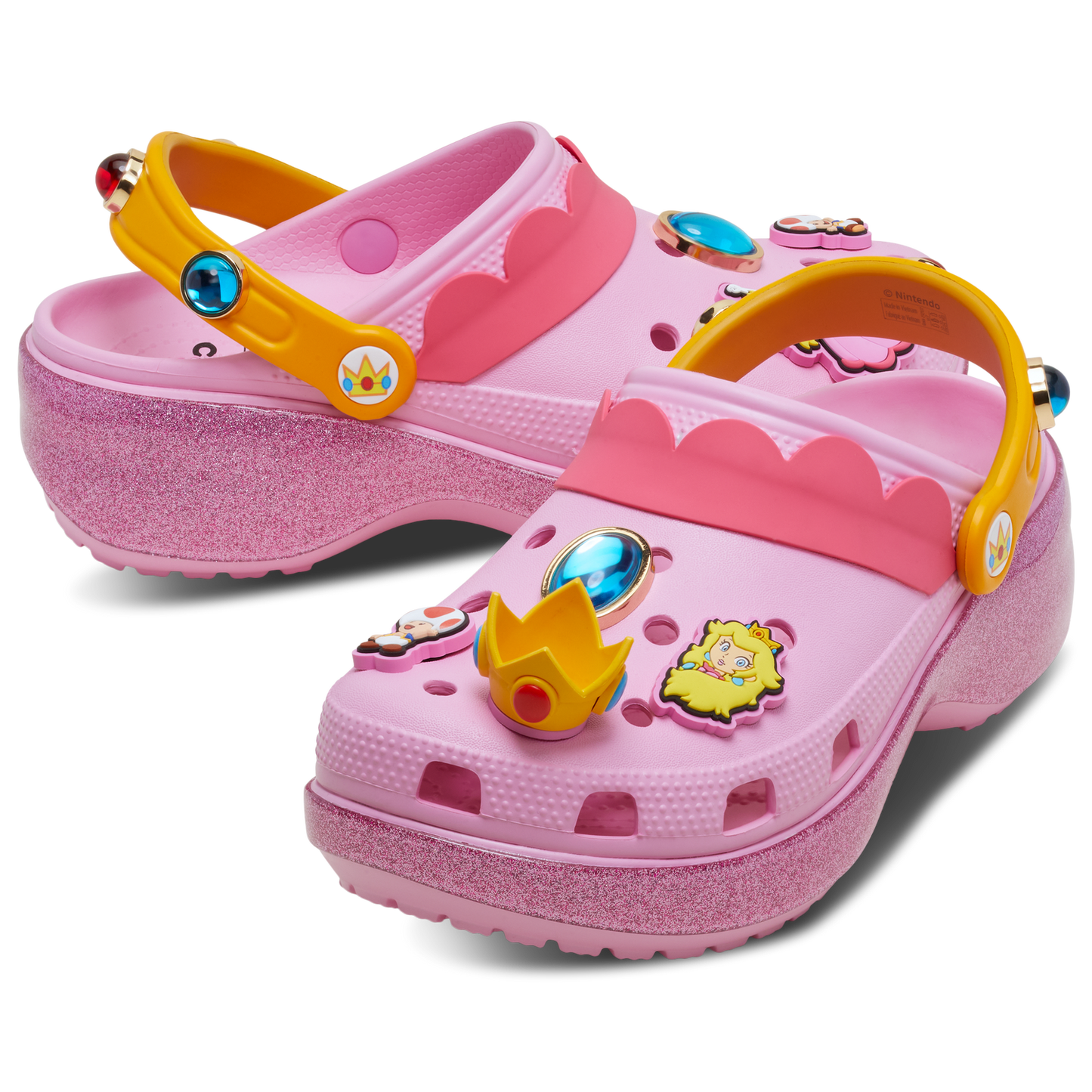 Crocs Princess Peach CLS Platform Clogs - Women's - Pink