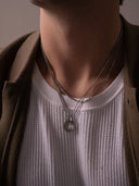 WHITE GEMSTONE CHAIN | Silver