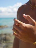 RED COMO RING | 18K Gold