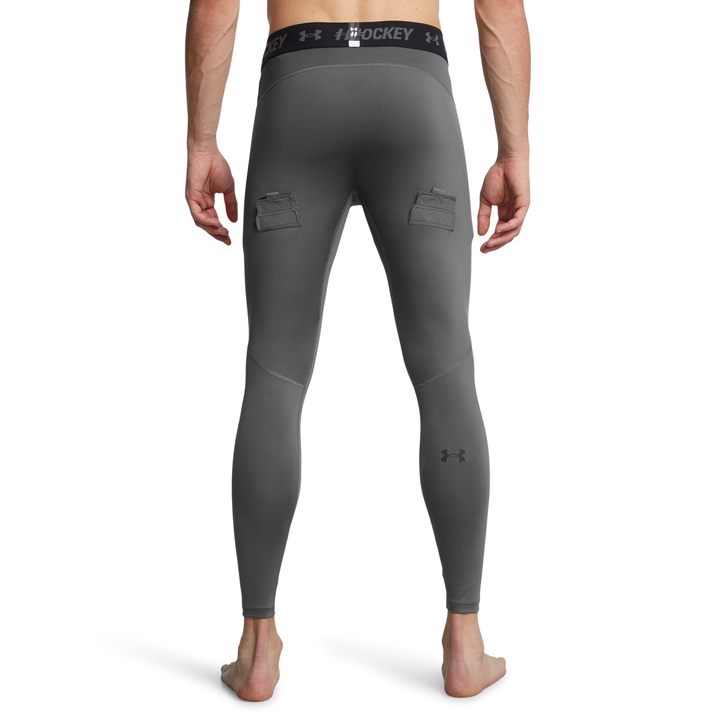 Under Armour Hockey Compression Leggings - Men's - Castlerock/Black