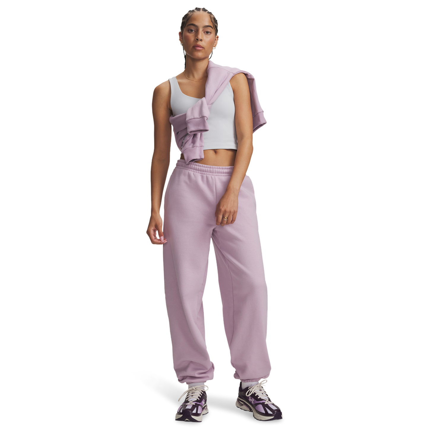 Under Armour Icon Fleece Gym Pant - Women's - Pink/Pink