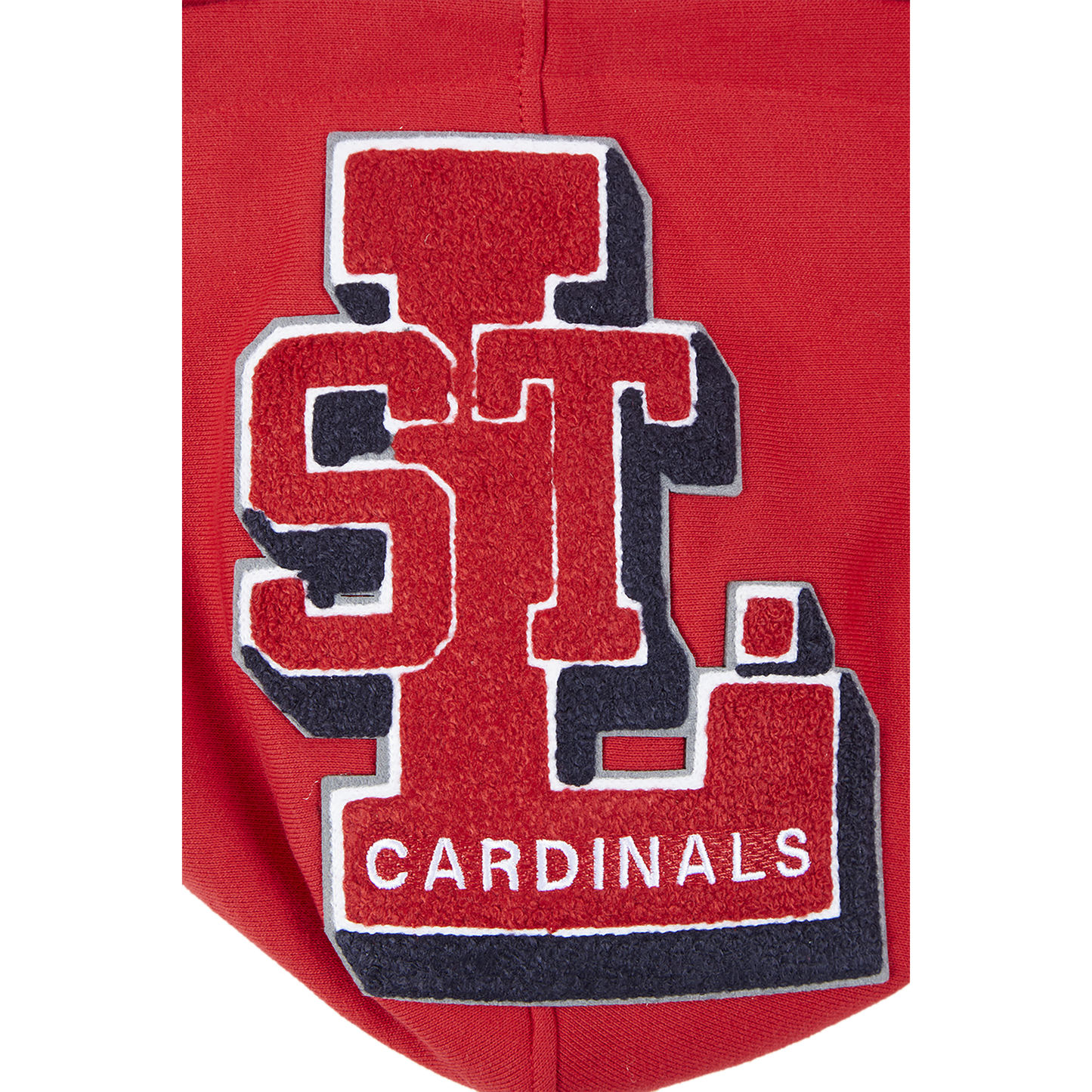 Pro Standard CARDINALS MASH UP M RIB FLC PO HOODIE - Men's - Red/Red/Midnight Navy