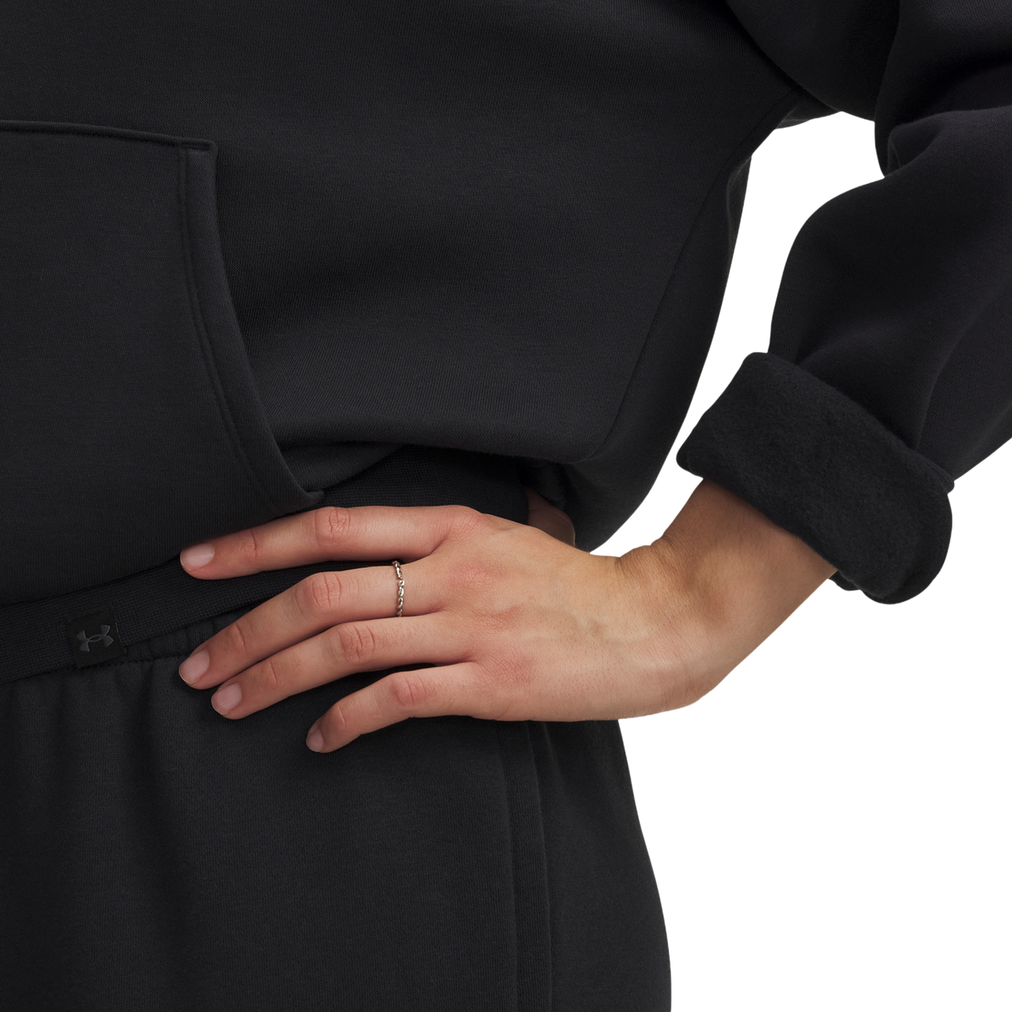 Under Armour Project Rock Icon Hoodie - Women's - Black/Black