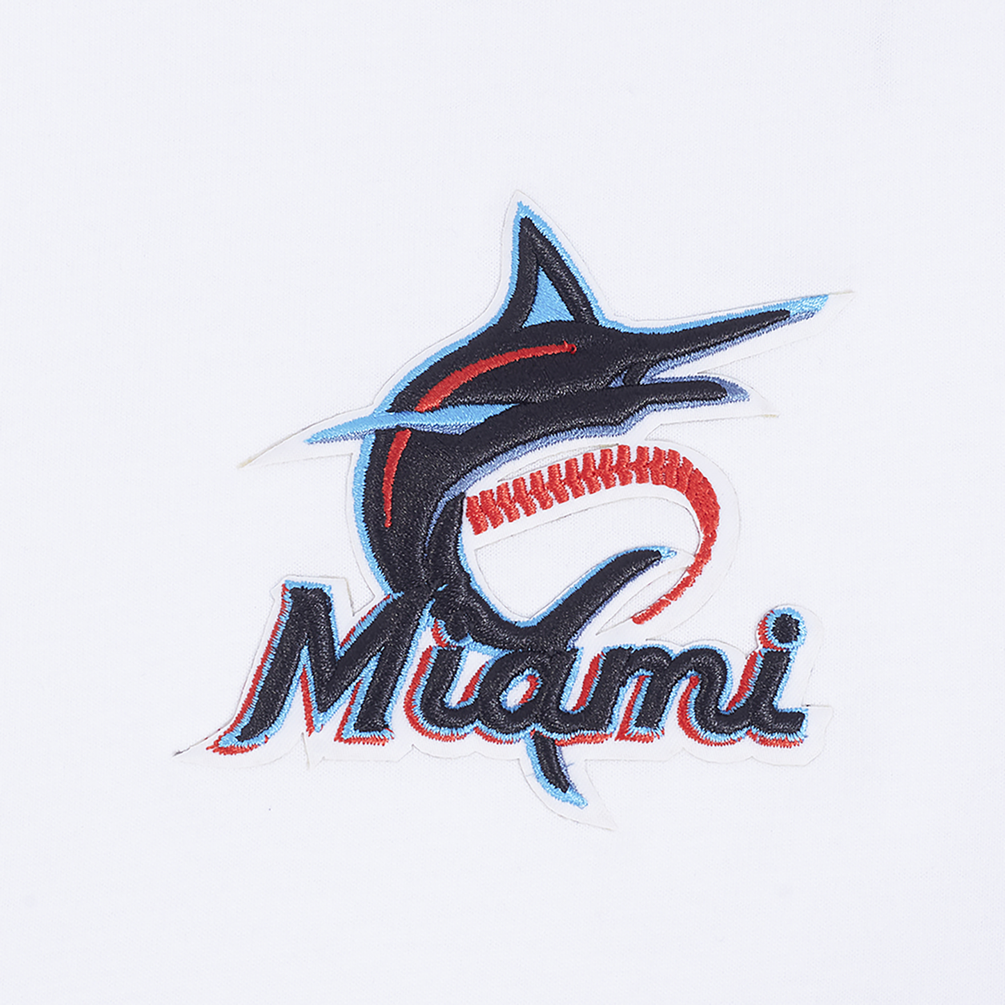 Pro Standard Marlins Classic DS T-Shirt - Men's - White/Black