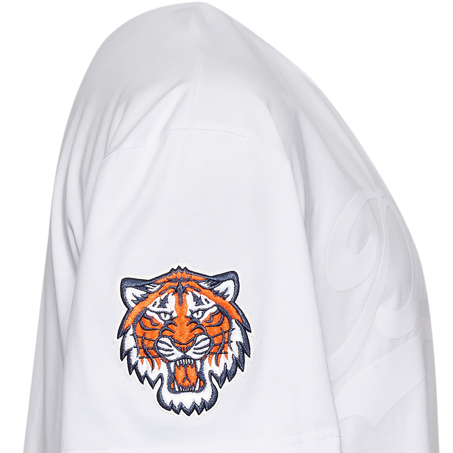 Pro Standard Tigers Living Large CJ Drop Shoulder T-Shirt - Men's - White/Orange