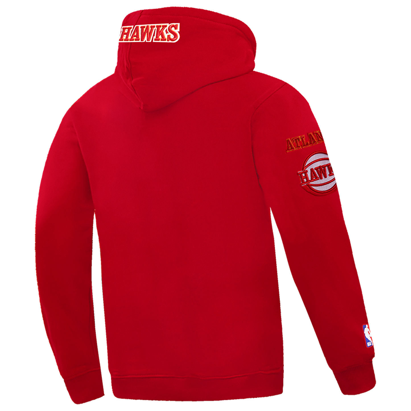 Pro Standard HAWKS OLD ENGLISH FLC PO HOODIE - Men's - Red