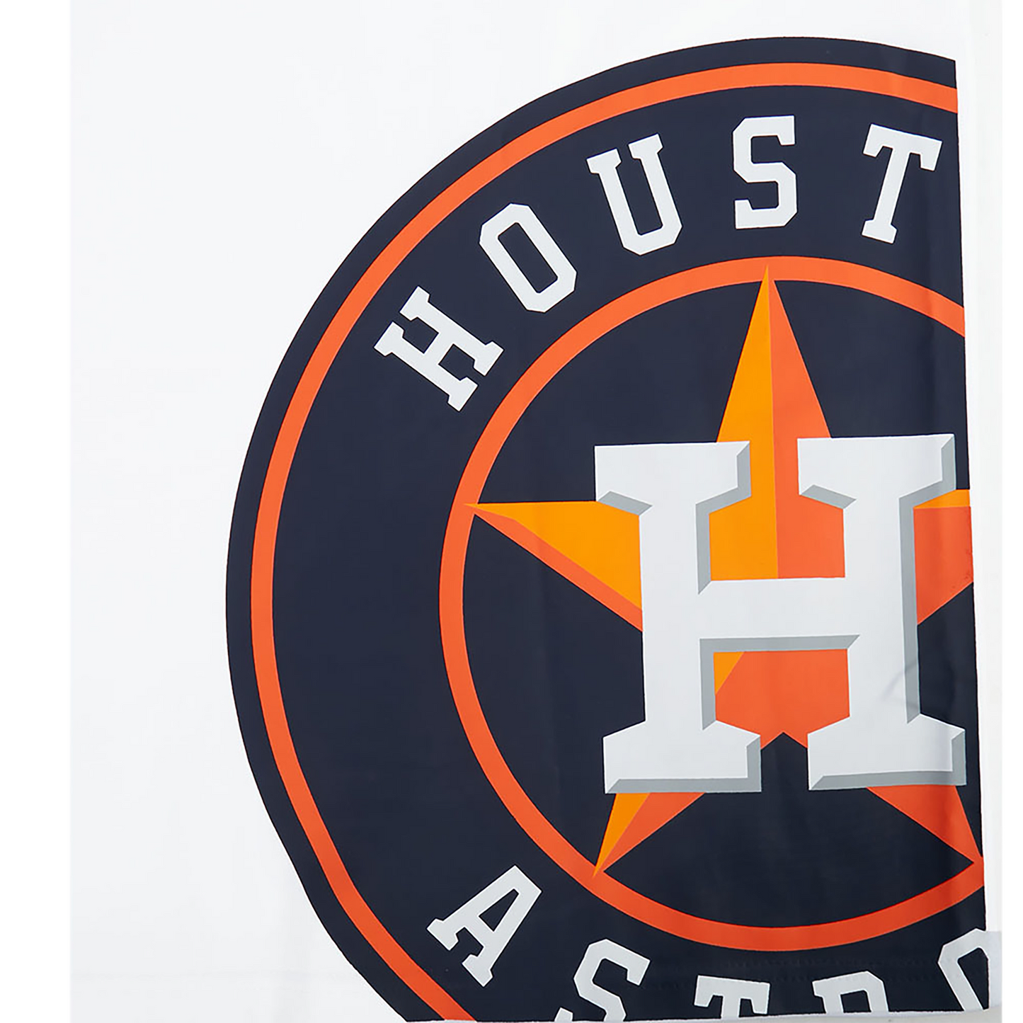 Pro Standard Astros Living Large CJ Drop Shoulder T-Shirt - Men's - Black/White/Orange