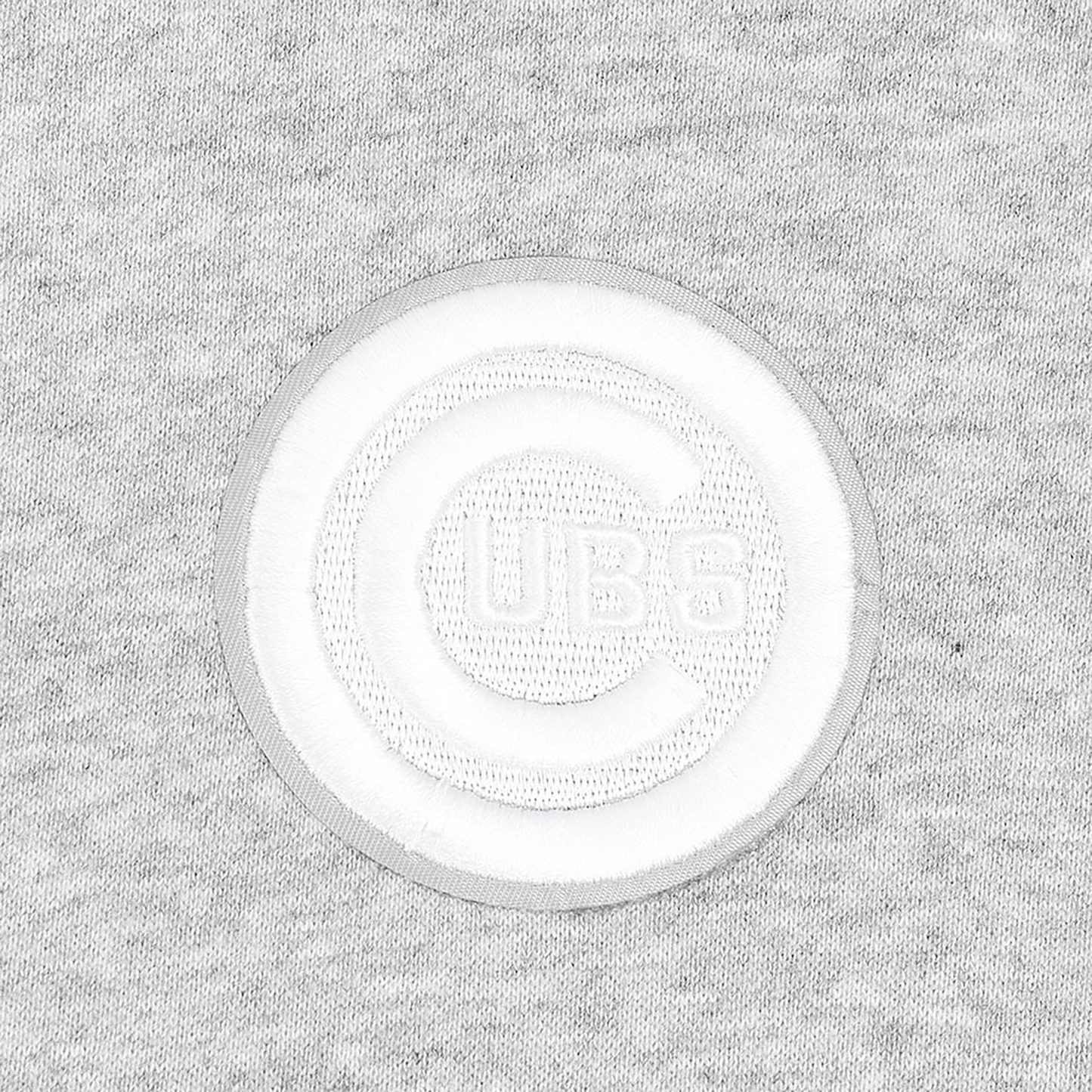 Pro Standard Cubs Classic DS PO Hoodie - Men's - White/Grey