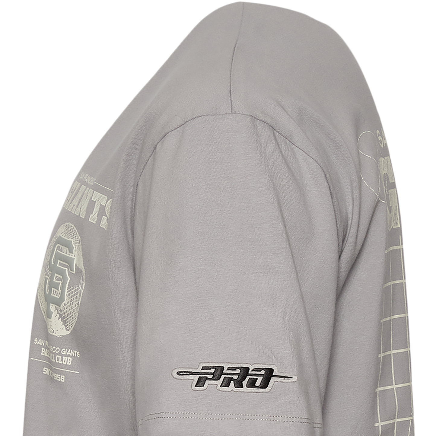 Pro Standard Giants Blueprint Pro Drop Shoulder FC T-Shirt - Men's - Silver