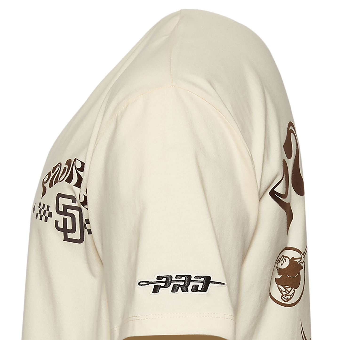 Pro Standard Padres Wavy Pro Drop Shoulder FC T-Shirt - Men's - Tan