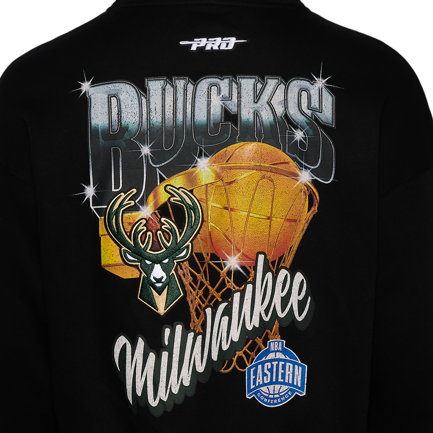 Pro Standard Bucks Gold Hoops Pro Full-Zip Hoodie - Men's - Black/Multi