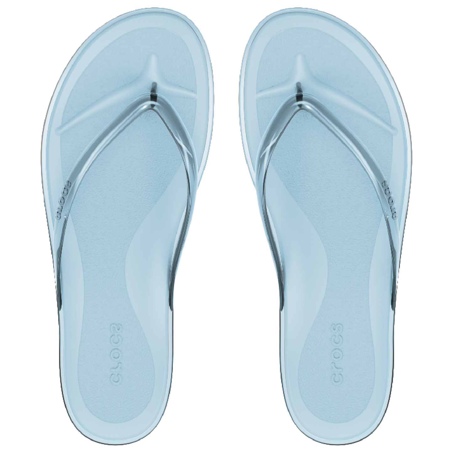 Crocs Miami Jelly Round Toe Flip Sandals - Women's - Multi