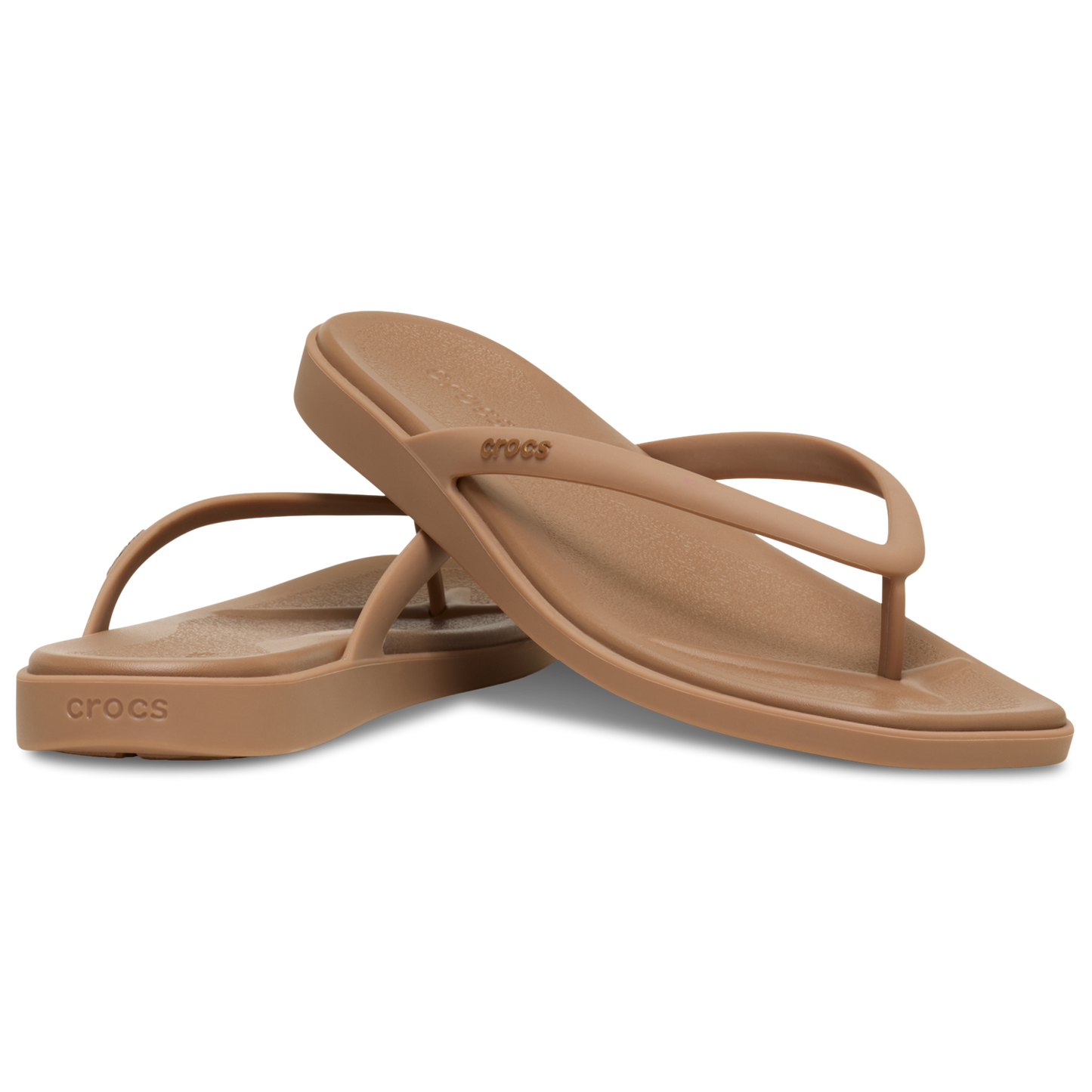 Crocs Miami Flip Sandals - Women's - Milk Chocolate