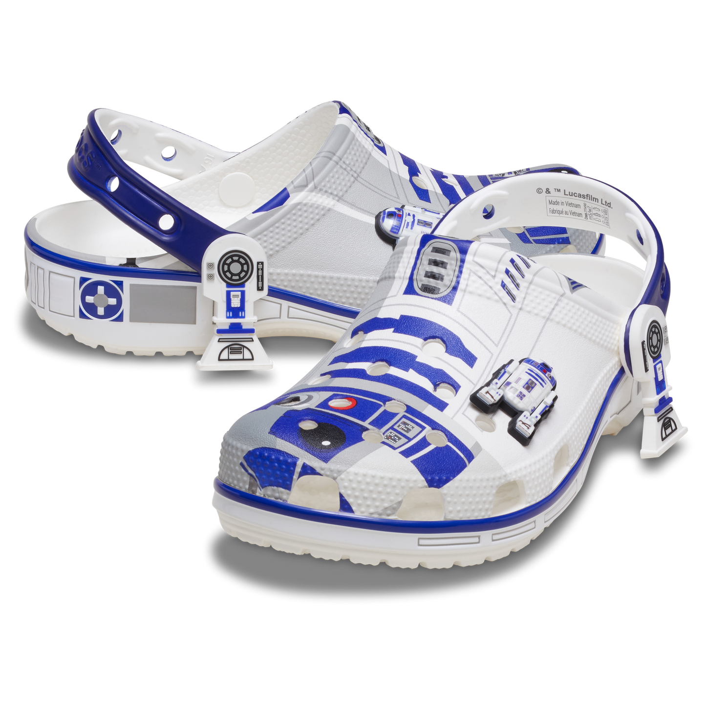 Crocs Classic Clogs - Men's - White/Blue