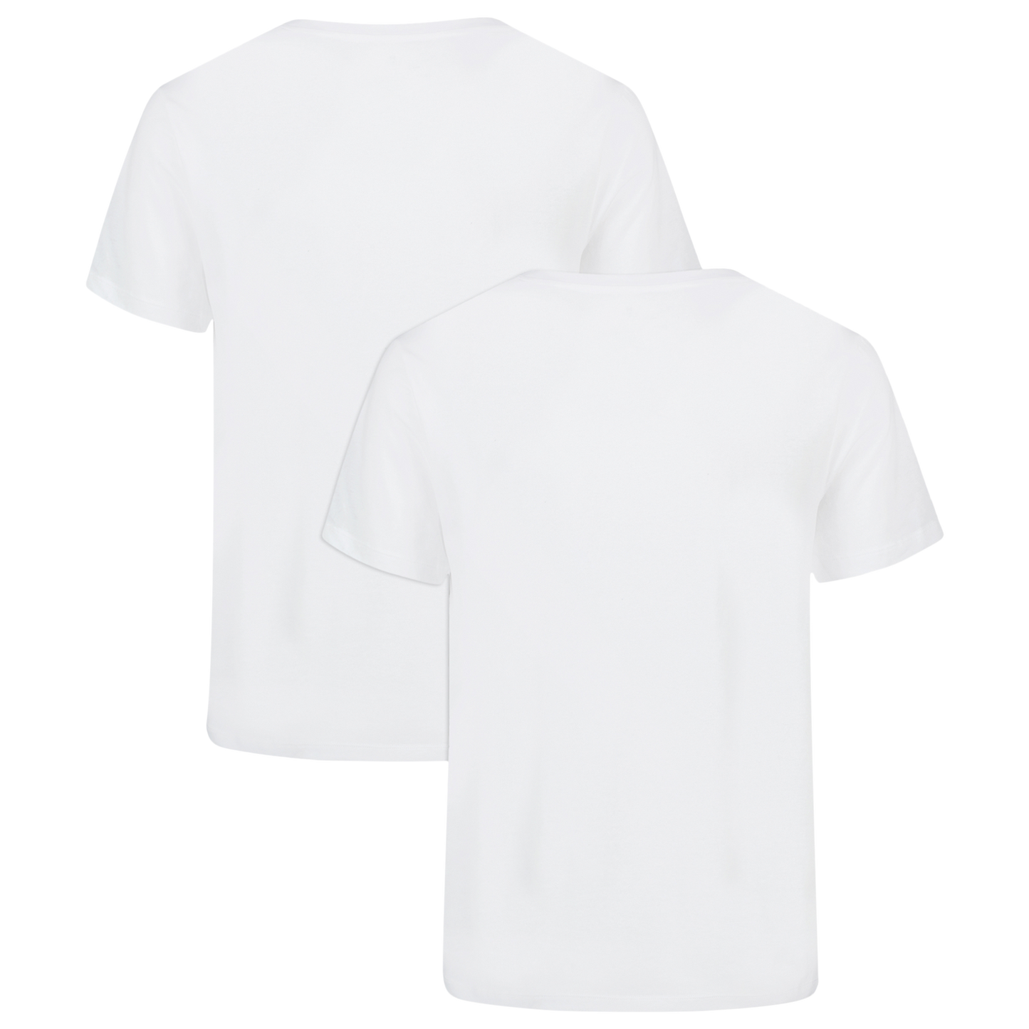 Under Armour Performance Cotton Crew Neck 2PK - Men's - White/White/White