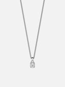 WHITE GEMSTONE CHAIN | Silver