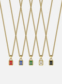 GEMSTONE CHAIN SET | 18K Gold