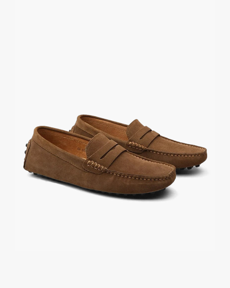 Suede Driver Loafers - foto 3