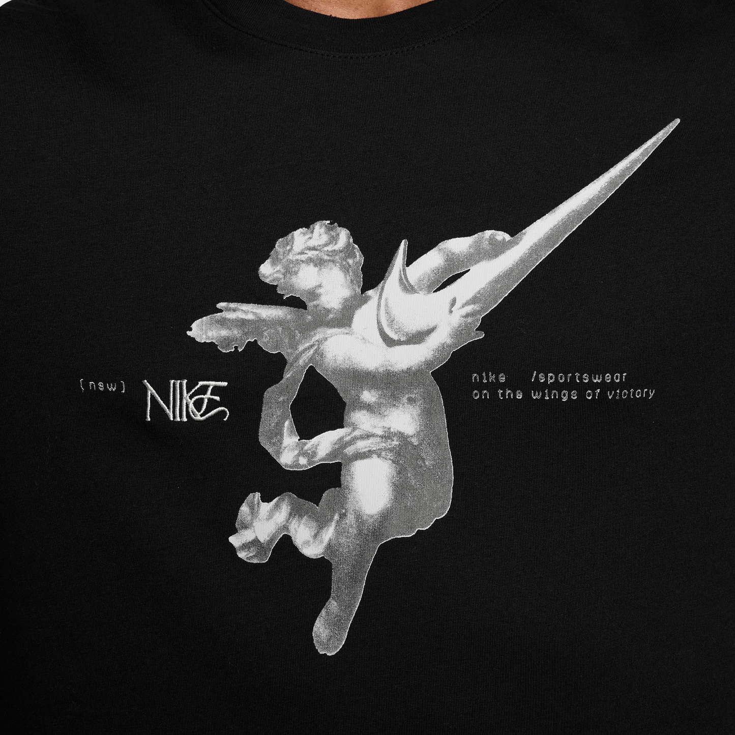 Nike NSW T Shirt Wings City - Men's - White/Black