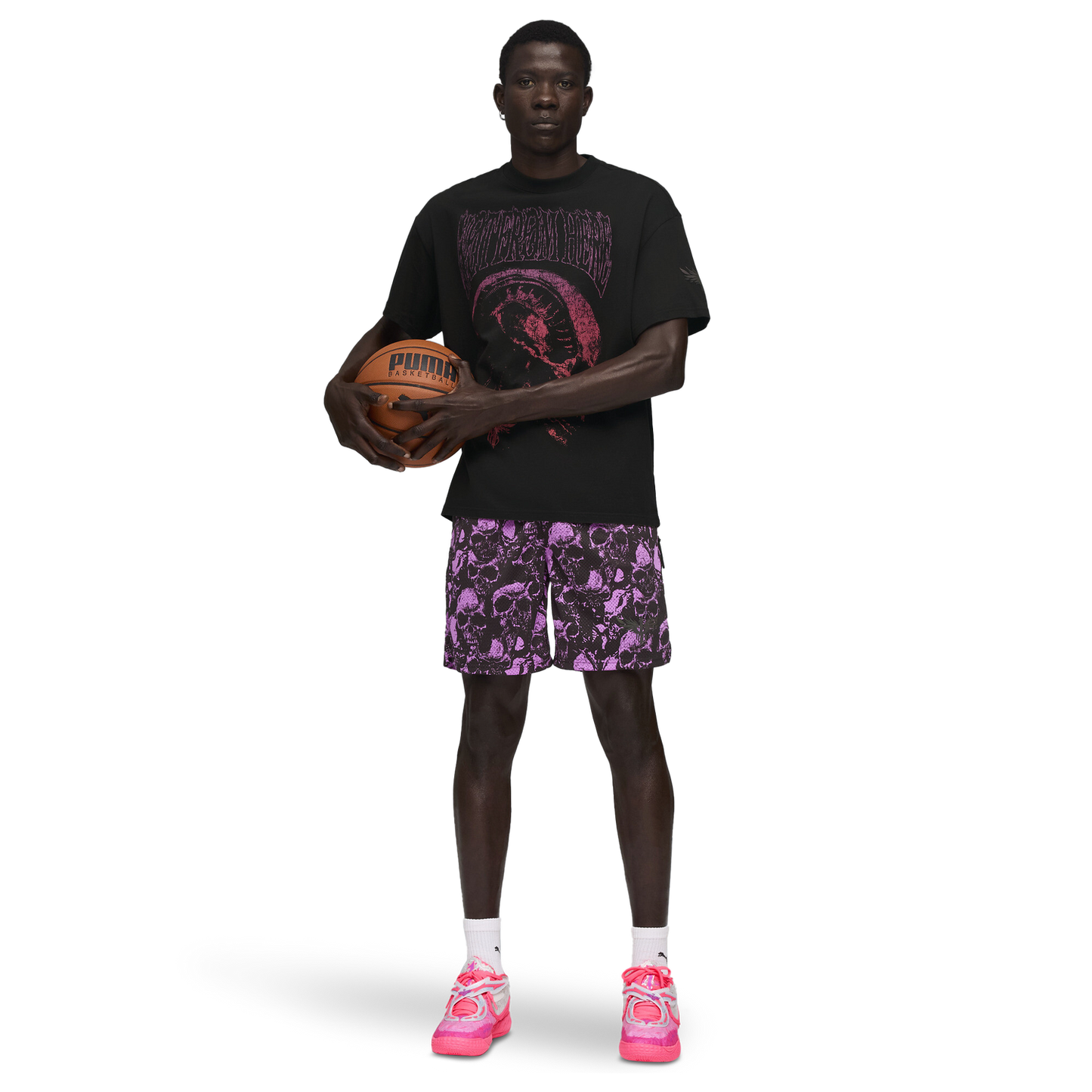 PUMA MB.05 World Tour - Men's - Pure Magenta/Sun Struck