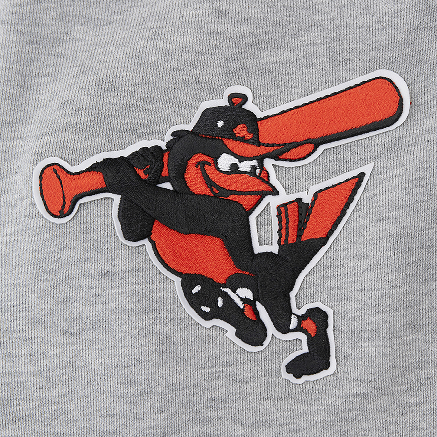 Pro Standard ORIOLES OLD ENGLISH FLC PO HOODIE - Men's - Heather Grey