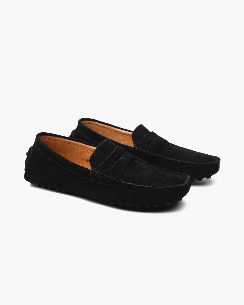 Suede Driver Loafers - foto 5