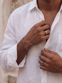 CLOVER BRACELET SET | Silver