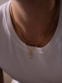WHITE GEMSTONE CHAIN | 18K Gold