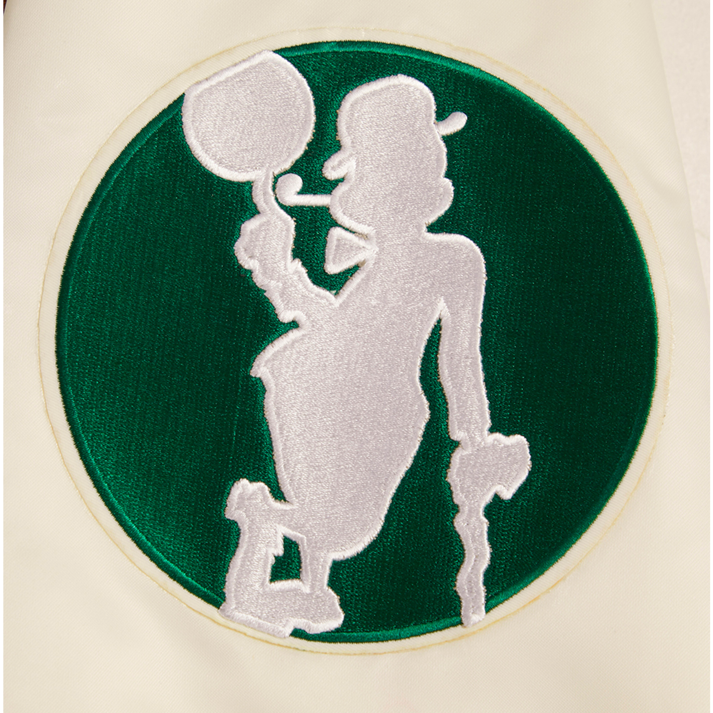 Pro Standard BOSTON CELTICS SATIN JACKET - Men's - Eggshell