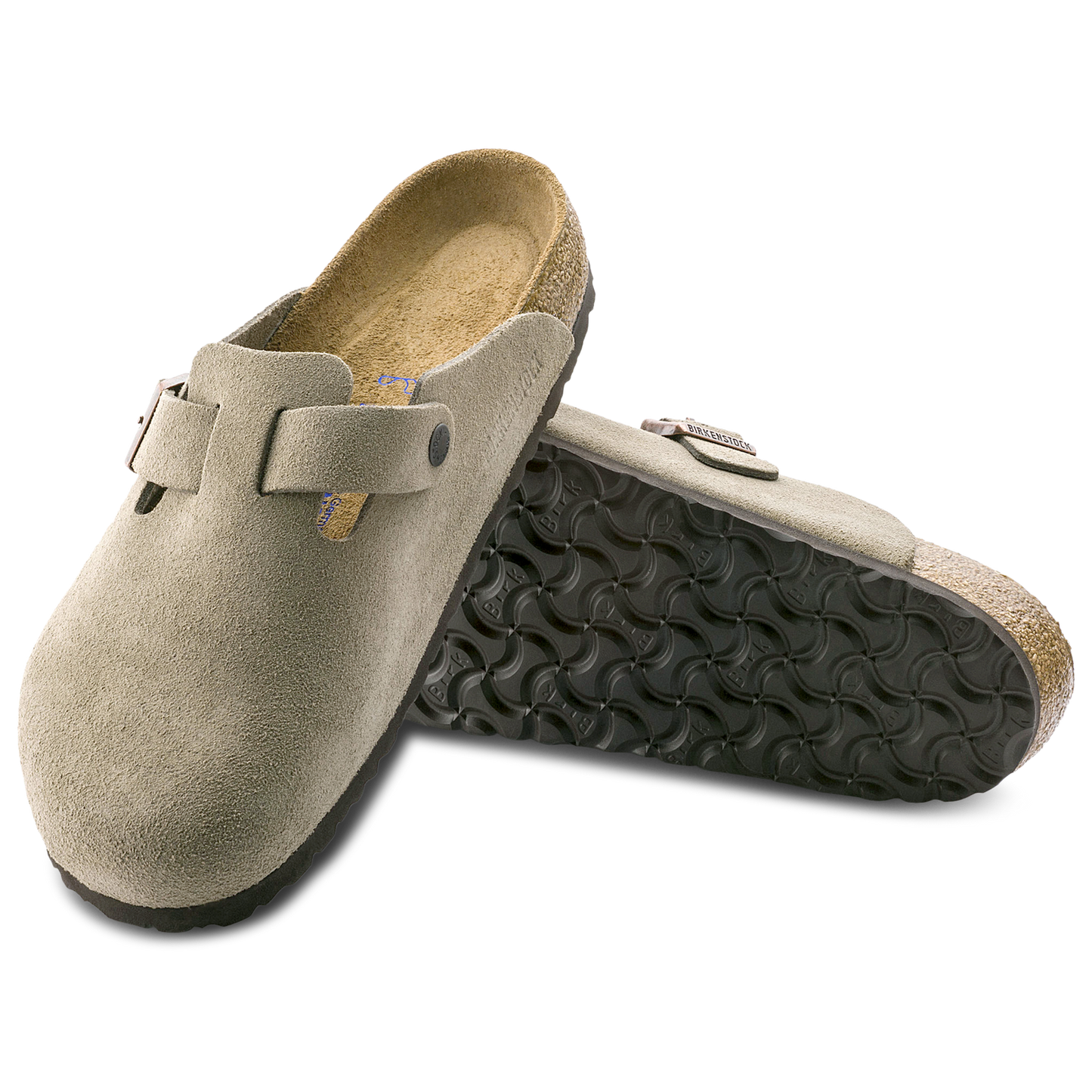 Birkenstock Boston Soft Footbed - Men's - Brown/Beige