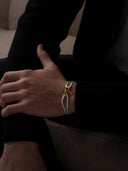SNOW UNITY BRACELET | 18K Gold