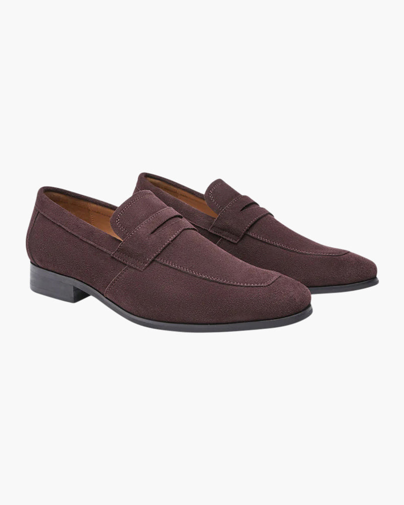Suede Penny Loafers - foto 4