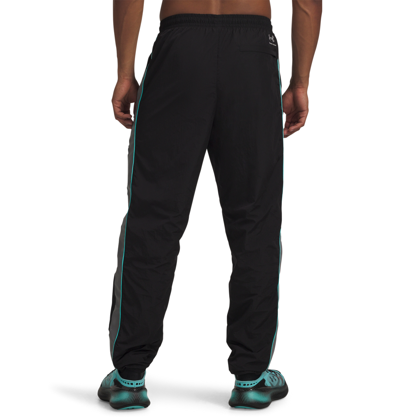 Under Armour X Mansory Icon Track Pant - Men's - Black/Tropical Tide/White