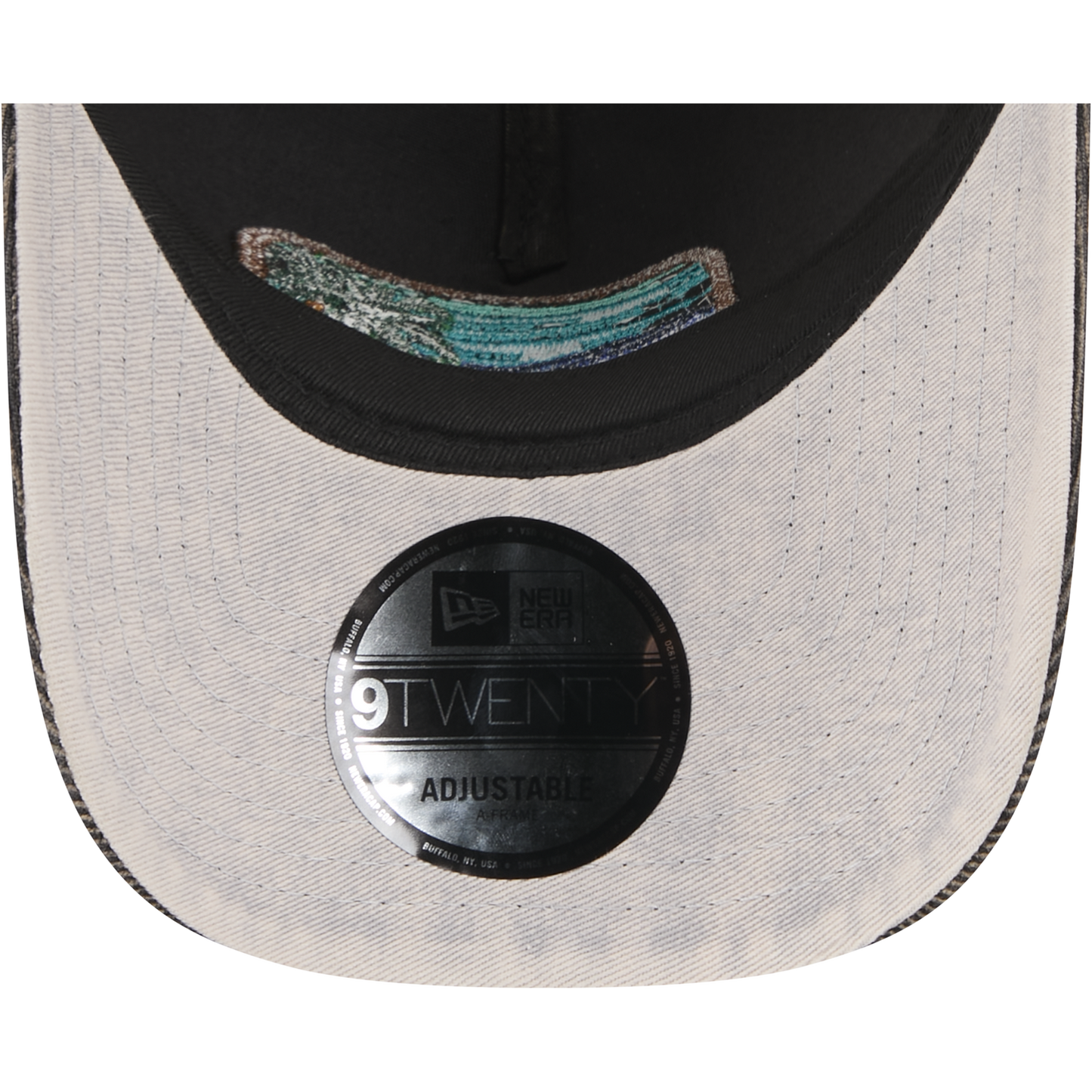 New Era Marlins Vintage Landscape Cap - Men's - White/Teal