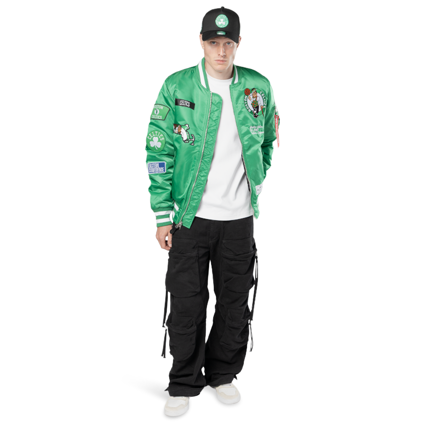 New Era Celtics Alpha Jacket - Men's - Kelly Green/White