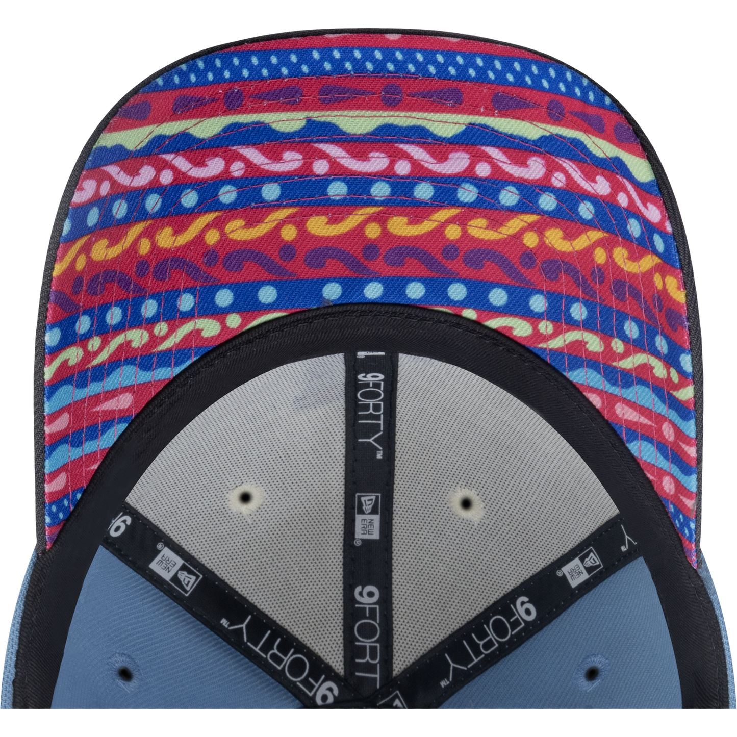 New Era Padres 9Forty City Element Guatemala Cap - Men's - Pastel Blue/Multi