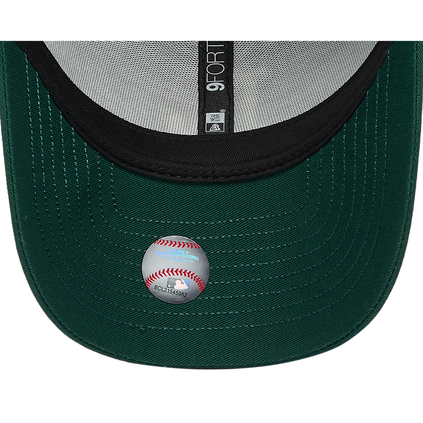 New Era Dodgers Visor Script 9FORTY Cap - Men's - Green/White