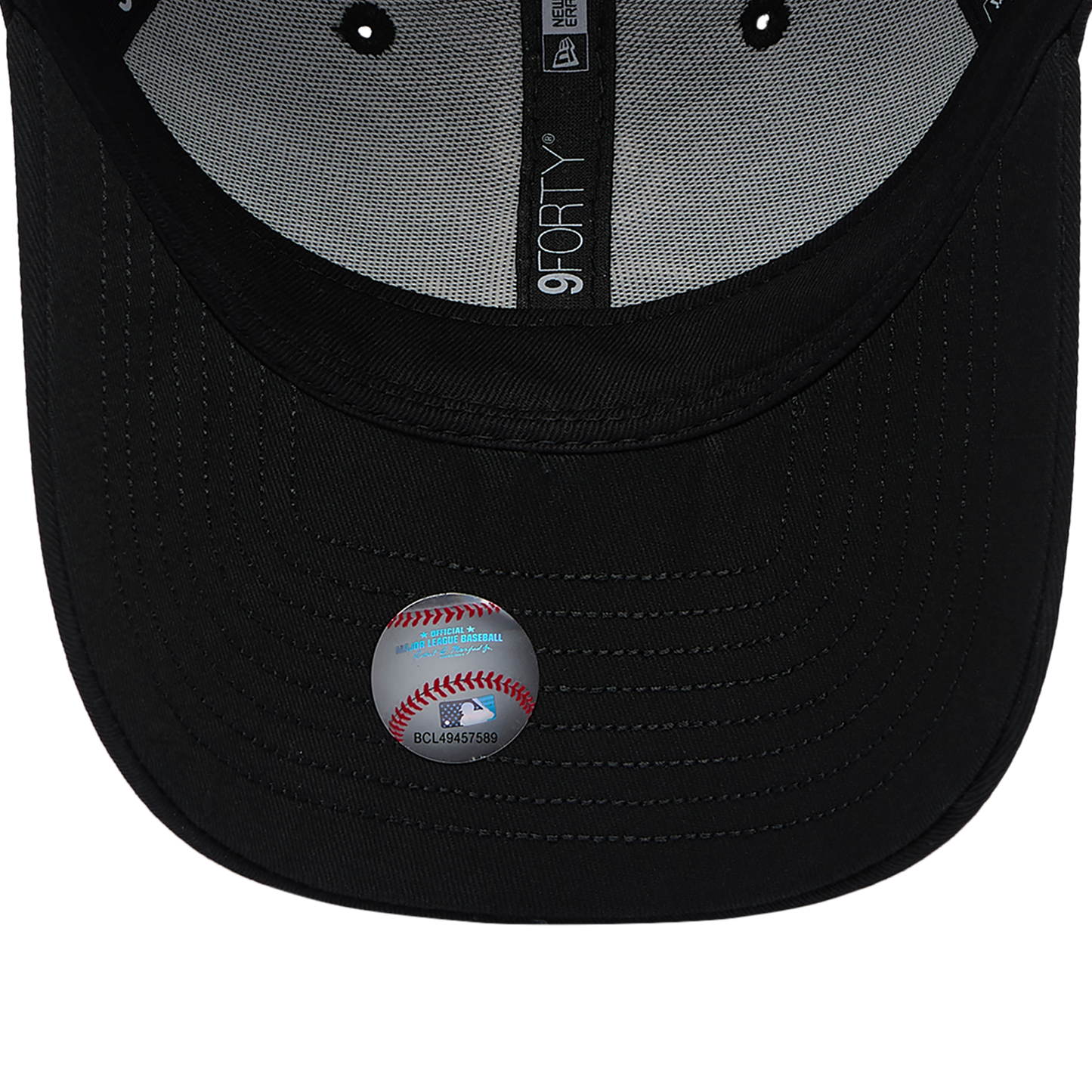 New Era White Sox Visor Script 9FORTY Cap - Men's - Black/White