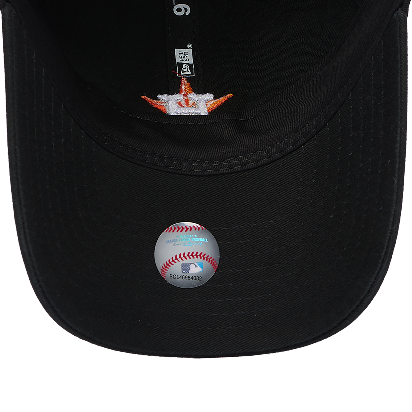 New Era Astros Washed Mini 9TWENTY Cap - Men's - Black/White