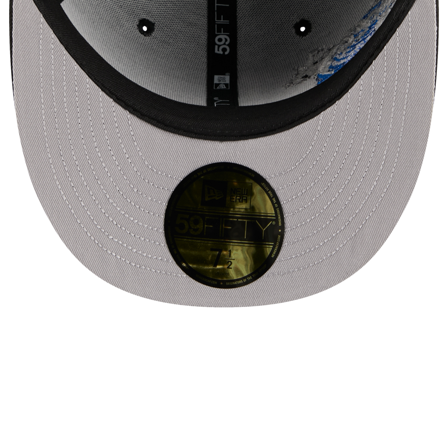 New Era Dodgers VISSURF 5950 Cap - Men's - Black/Blue